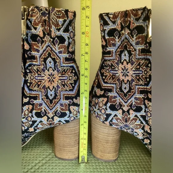 Sam Edelman Multicolor Patterned Ankle Boots - Picture 12 of 12